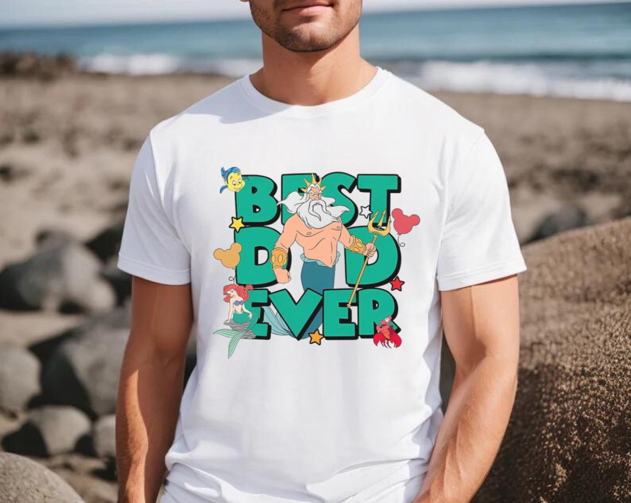 Best Dad / Multiple Characters - T-Shirt Unisex All Sizes