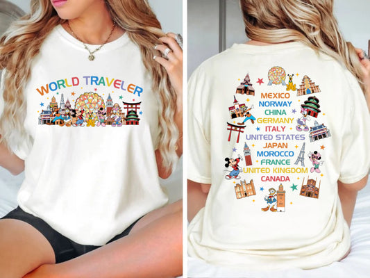 World Traveler - Tee’s & sweatshirts Unisex All Sizes