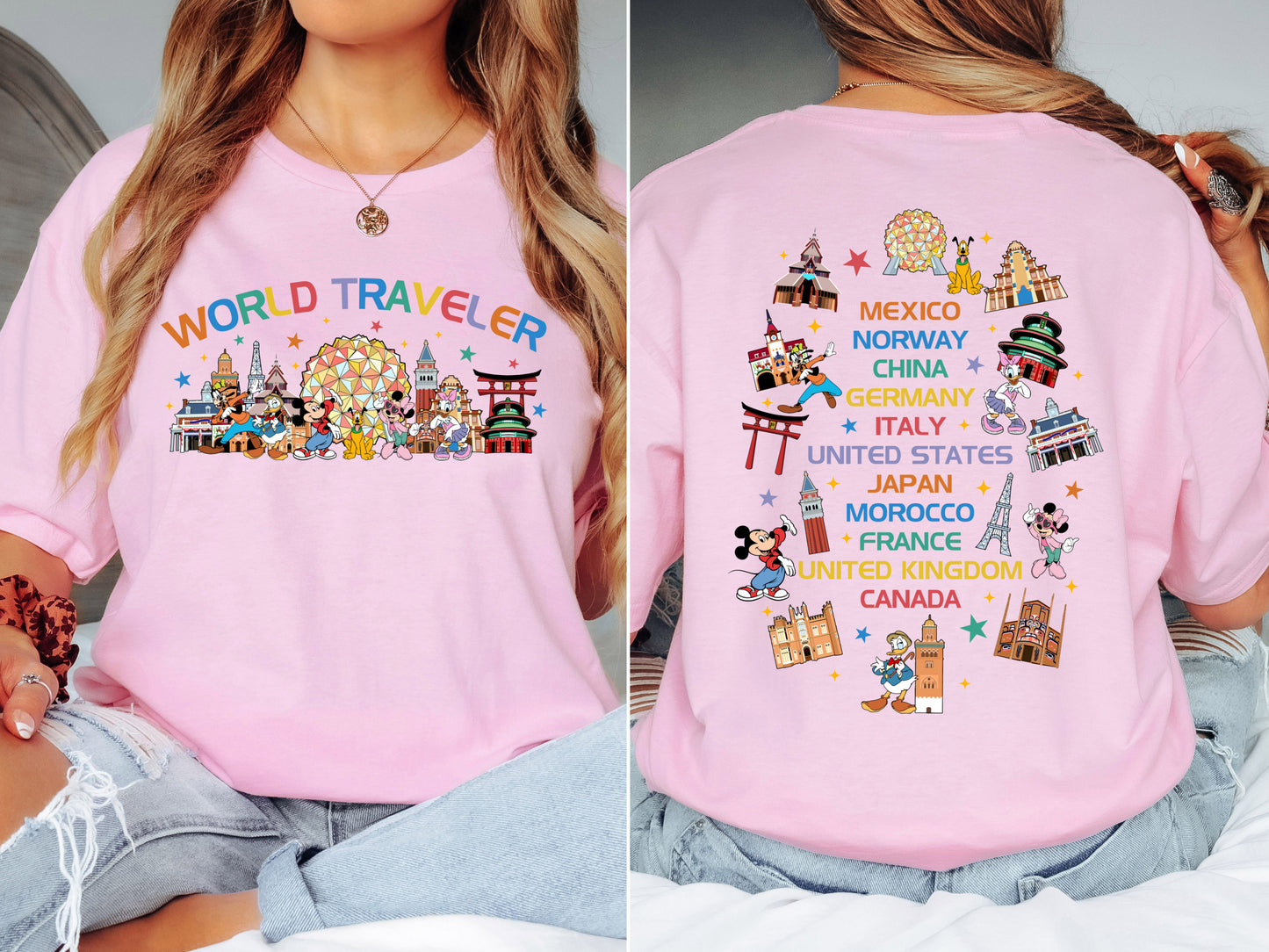 World Traveler - Tee’s & sweatshirts Unisex All Sizes