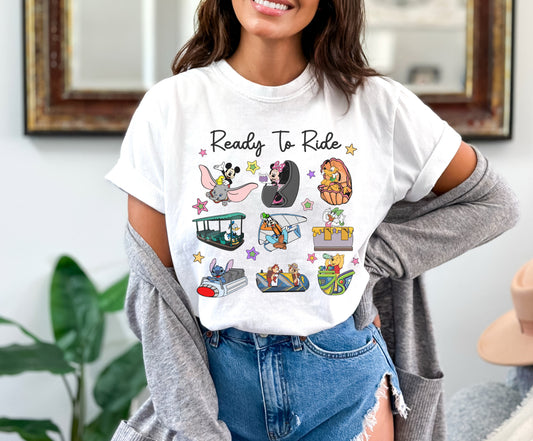 Ready To Ride - T-Shirt Unisex All Sizes