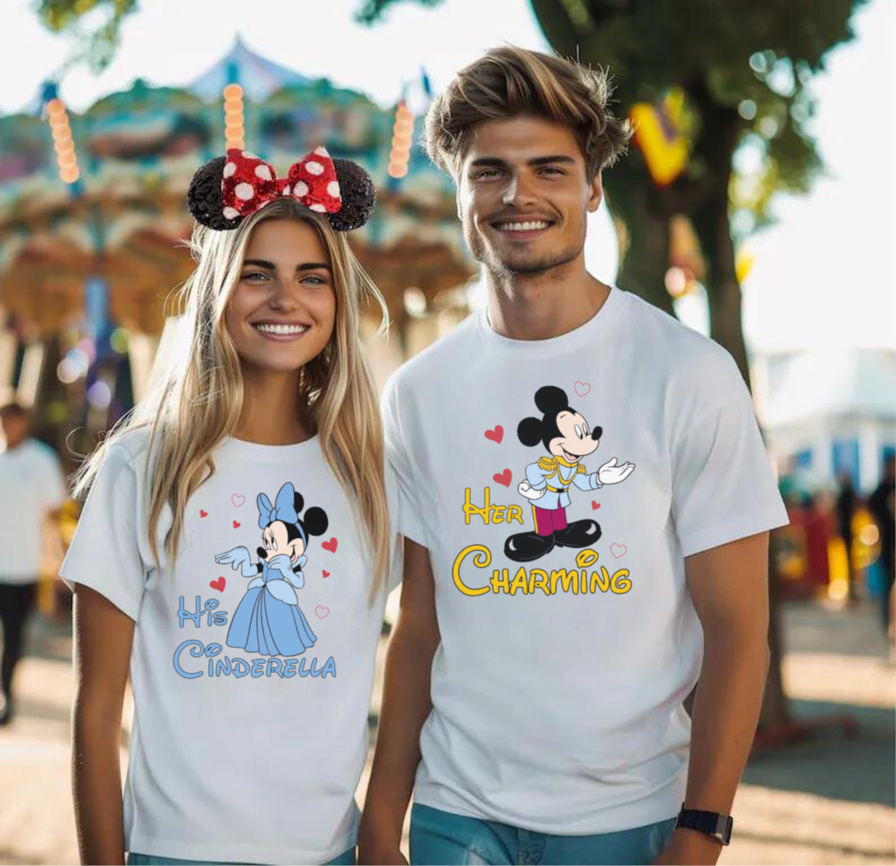 Cinders and Charming (His & Hers) - T-Shirt Unisex All Sizes