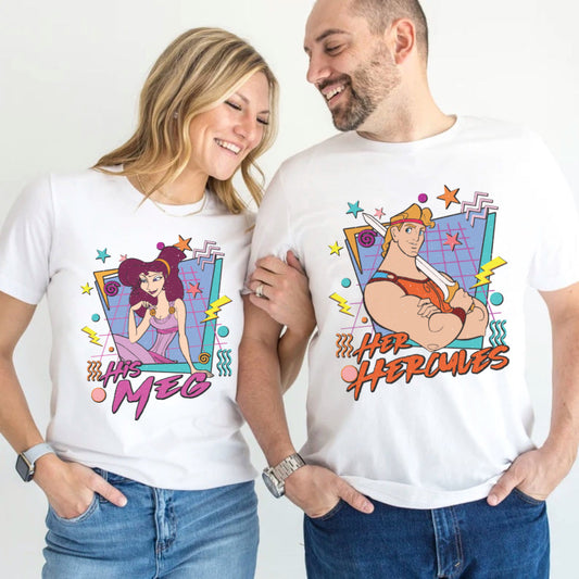 The Demigod and the Damsel (His & Hers) - T-Shirt Unisex All Sizes