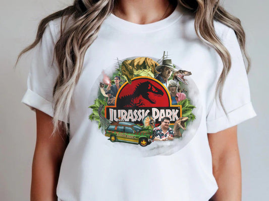 Tropical Dino Paradise - T-Shirt Unisex All Sizes