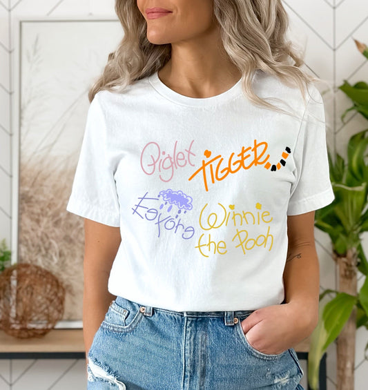 Honey Bear & friends Autograph - T-Shirt Unisex All Sizes