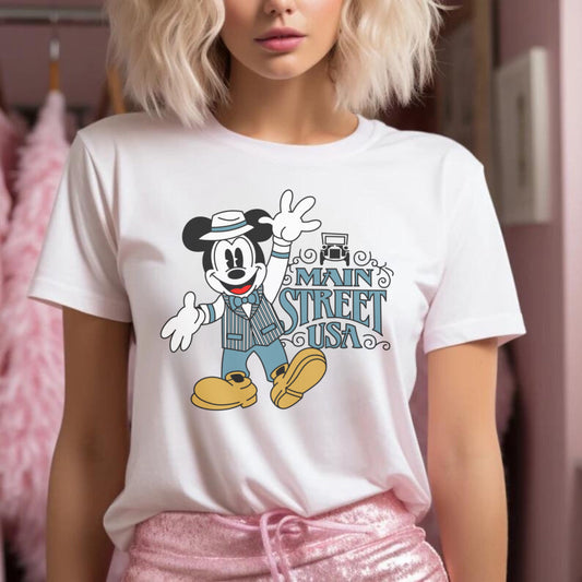 Vintage Main Street - T-Shirt Unisex All Sizes