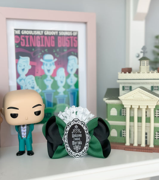 Haunted Manor Maid - Boutique Style Hair Bow