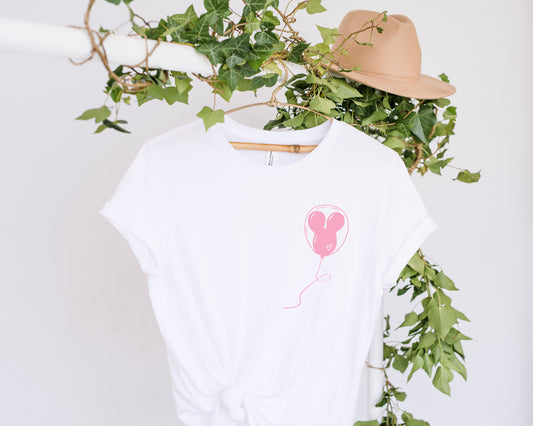 Mouse Balloon T-Shirt Unisex All Sizes