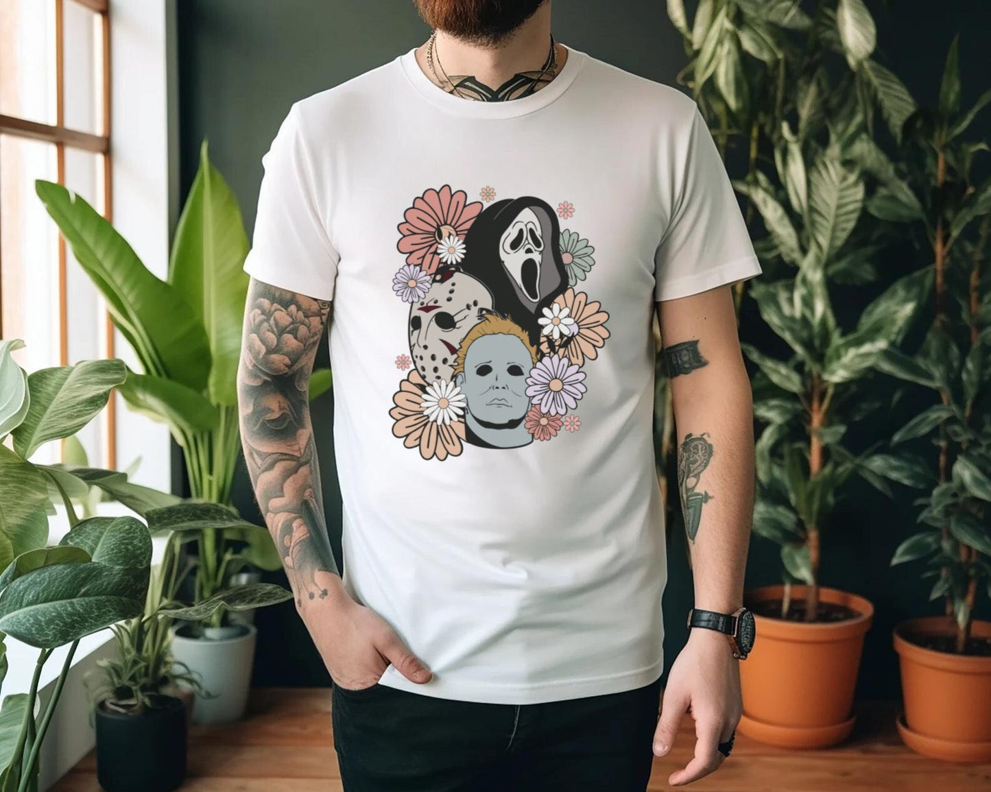Halloween horror nights/Triple Threat - T-Shirt Unisex All Sizes