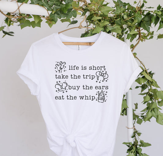 Life is short - Tee’s & sweatshirts Unisex All Sizes